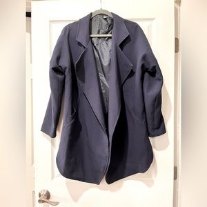 Zara Blue Oversized Trench coat